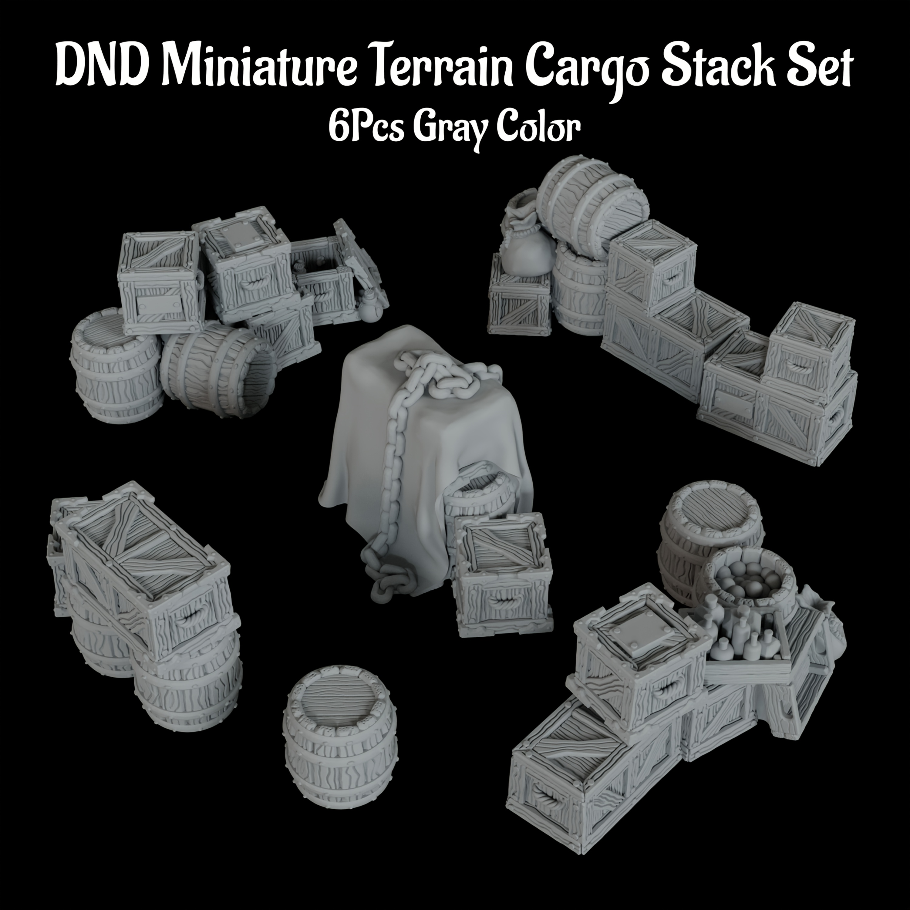 Board Game Dune - RPG Terrain Accessories, RPG Miniature Cargo