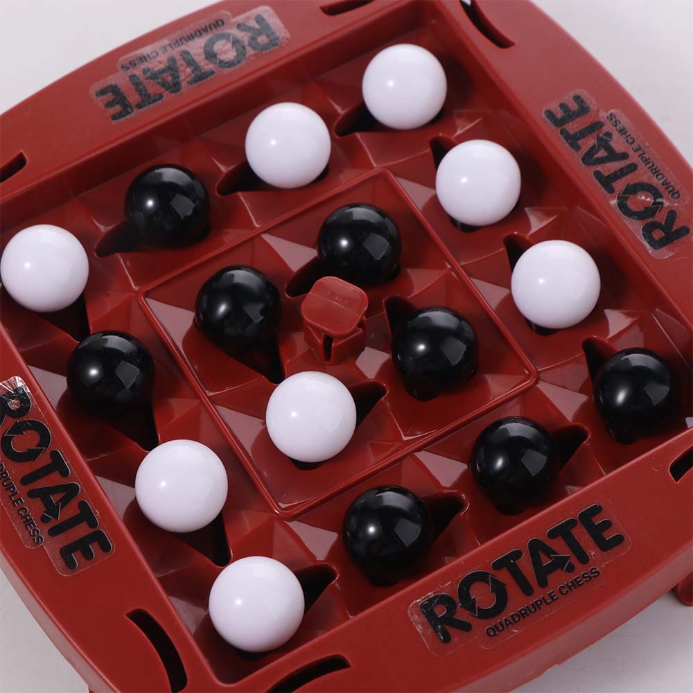 Board Game For 5 Players - Black and White Four in A