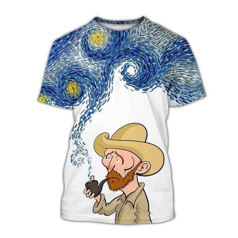 Vincent Van Gogh Pattern T Shi - đánh giá và giá Board Game Bang