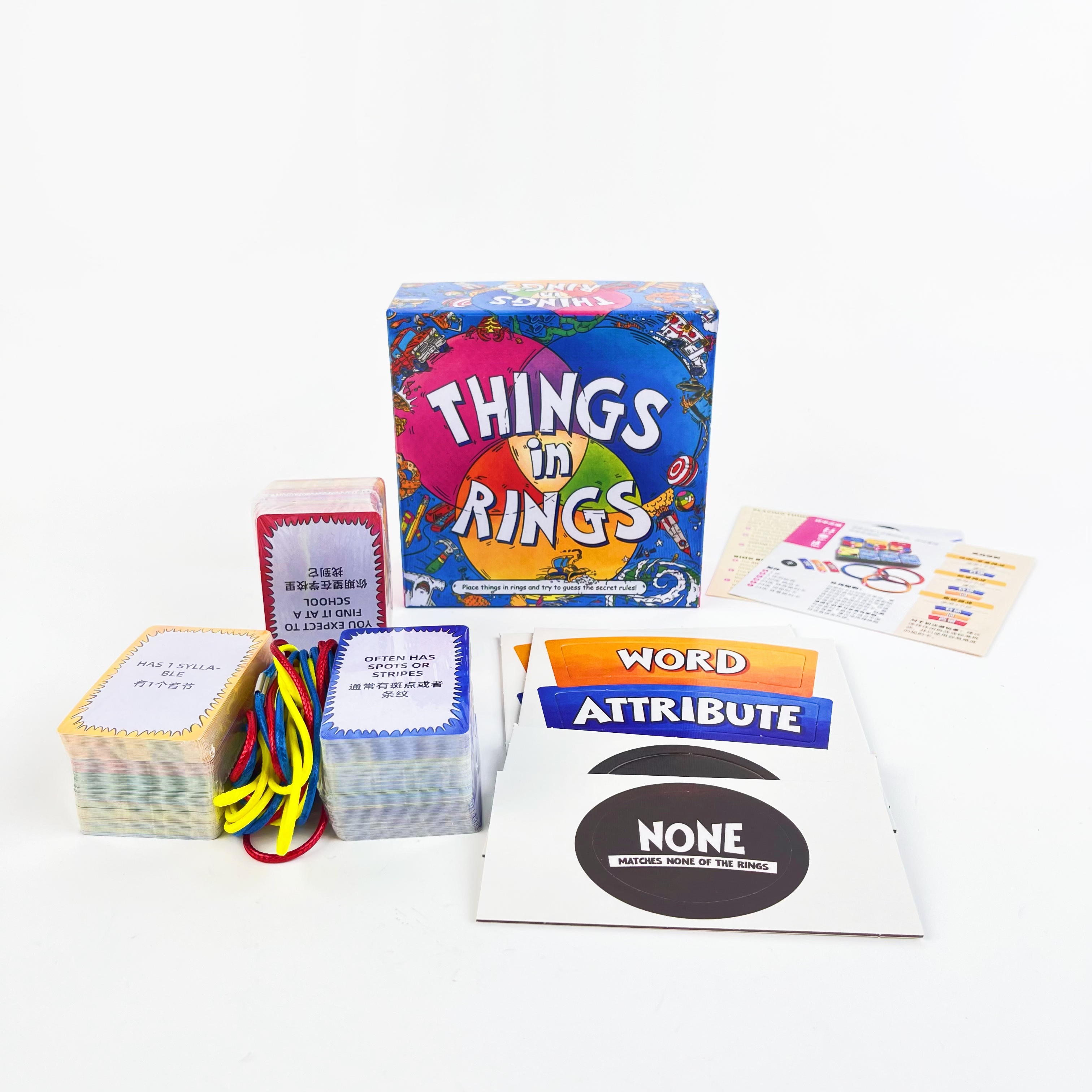 Things In Rings Family Card Li - đánh giá và giá Board Game Solo