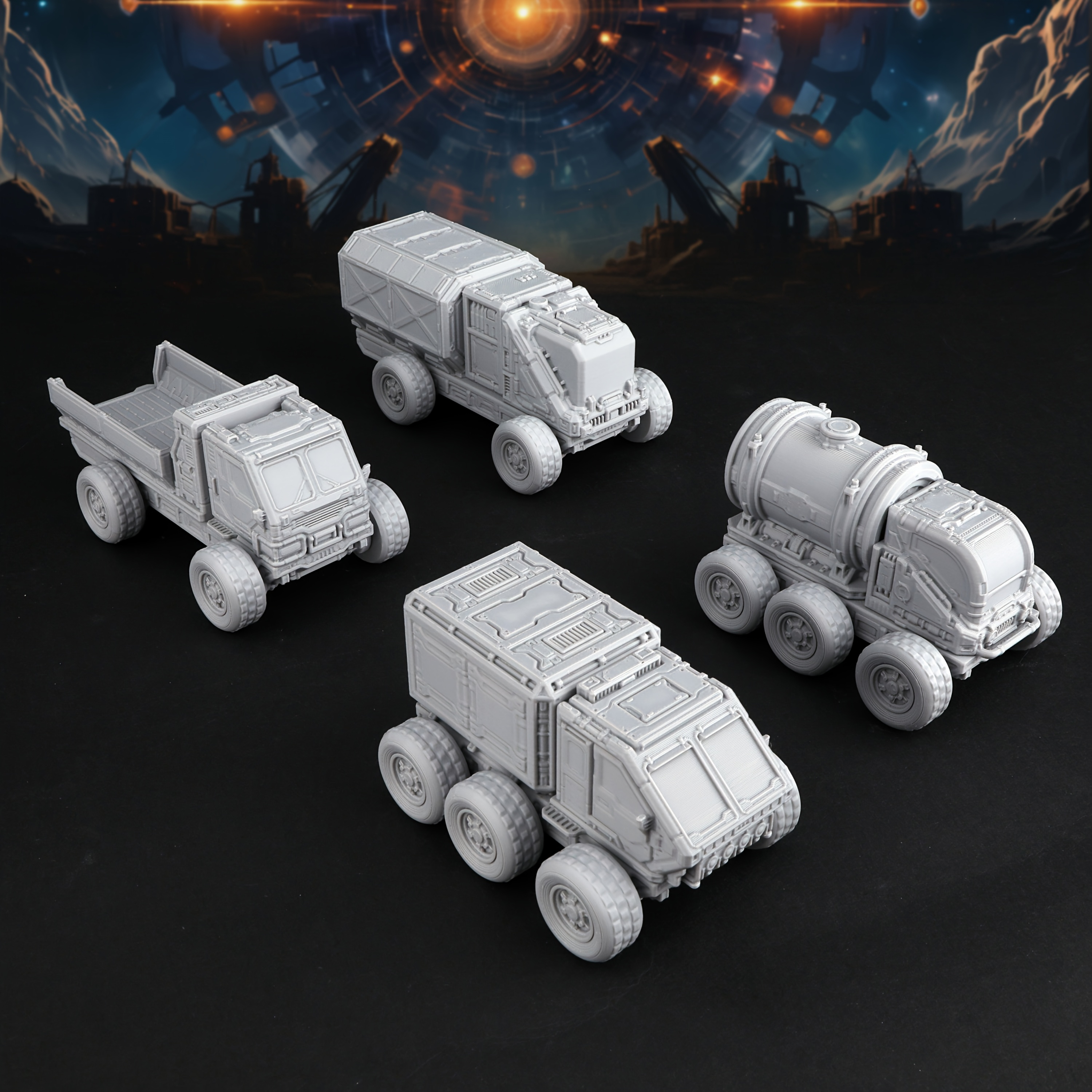 Sci-Fi RPG Truck Miniatures, P - đánh giá và giá Board Game Dune