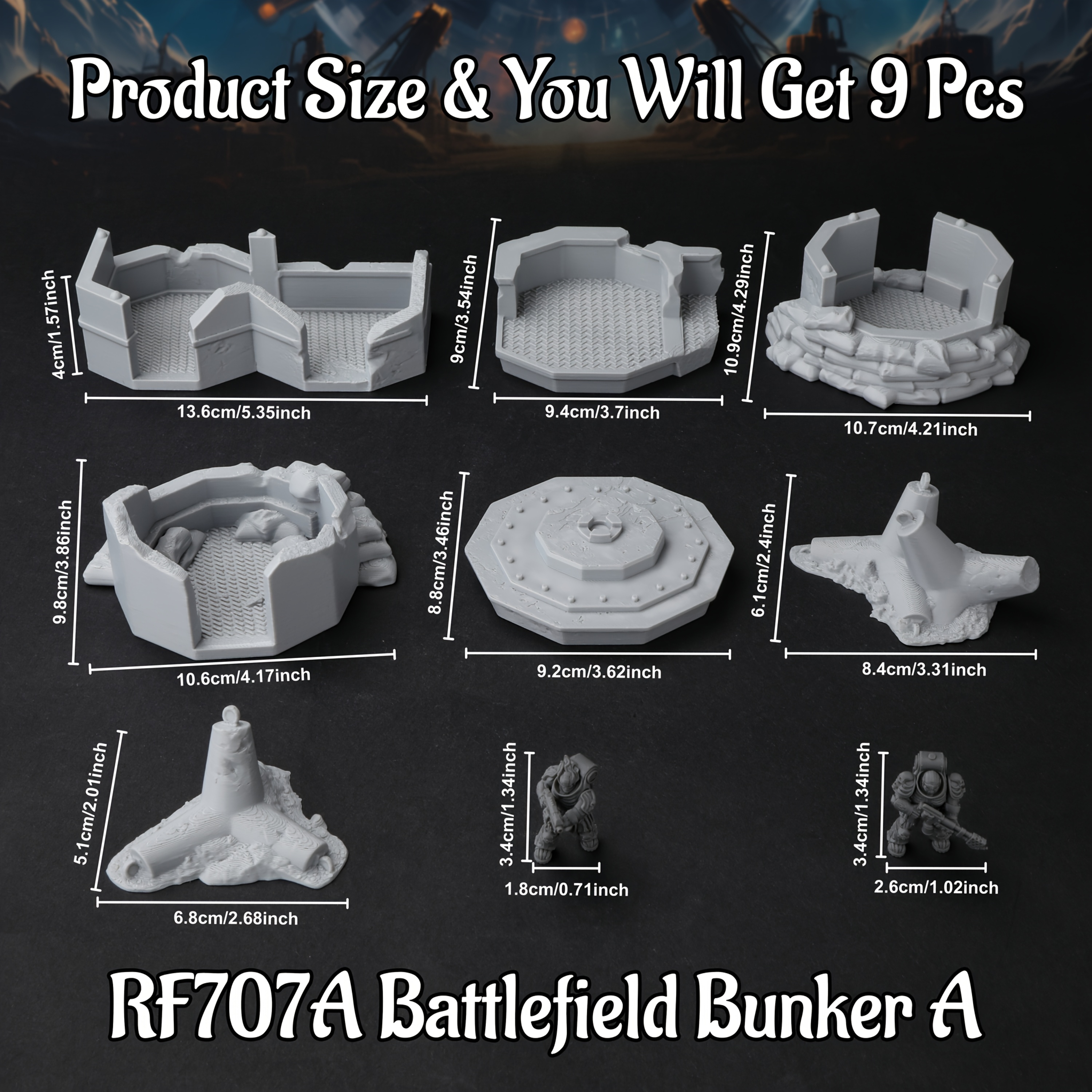 Sci-Fi Modular Battlefield Bun - đánh giá và giá Board Game Dune