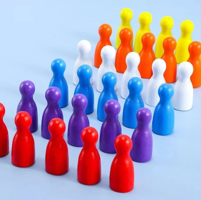100 Pcs Colorful Wooden Chess  - đánh giá và giá Board Game Wingspan