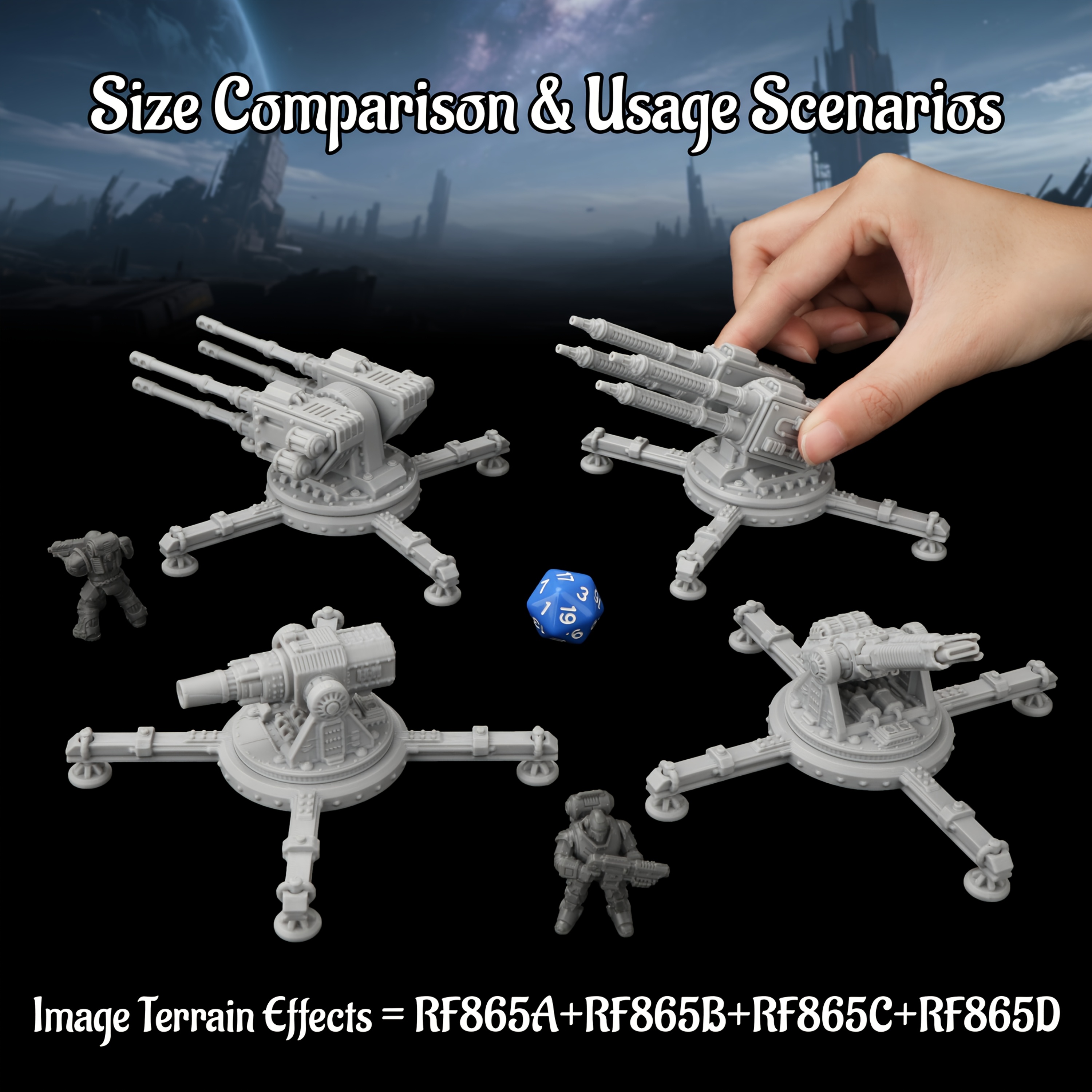 Sci-Fi Base Defense Miniature  - đánh giá và giá Board Game Dune