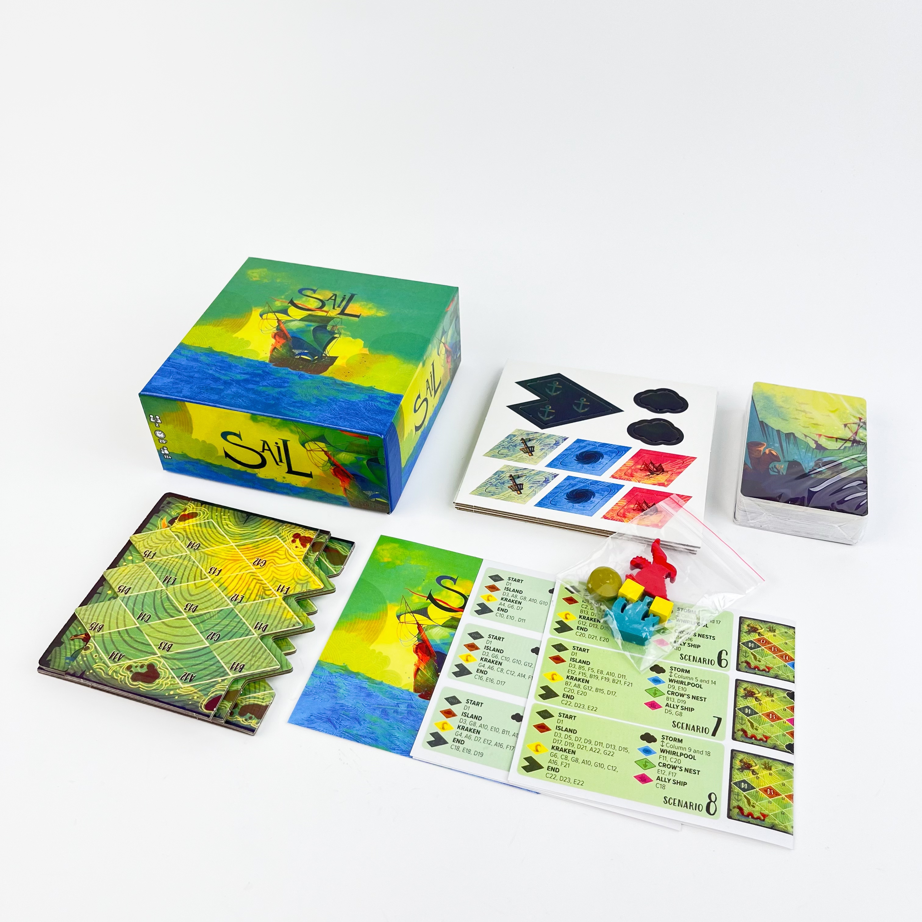 SAIL: 2-Player 20-Minute Paper - đánh giá và giá Board Game Unmatched