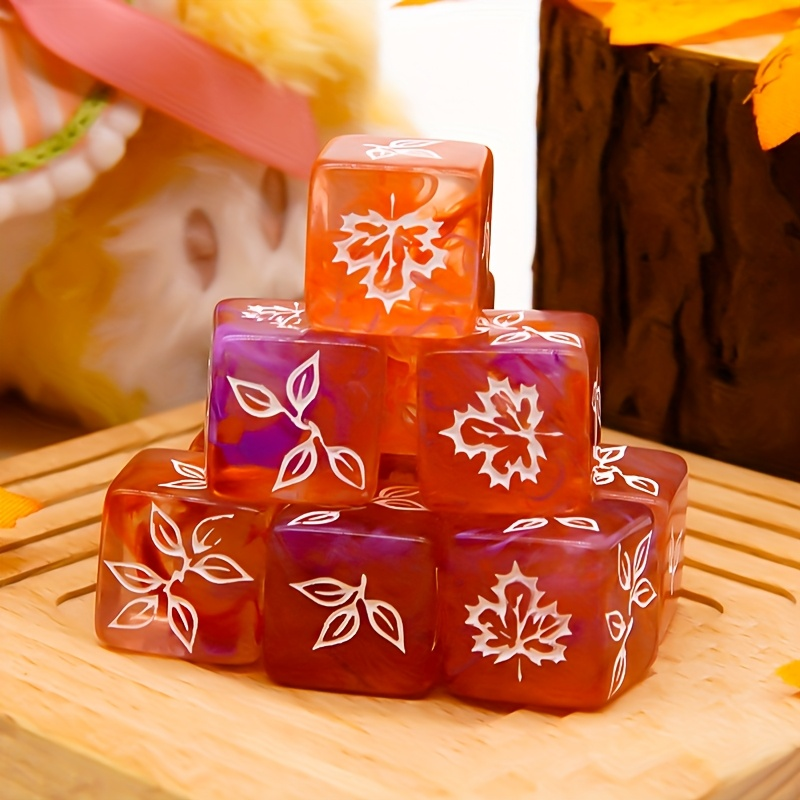 10PCS Unique Maple Leaf Dice S - đánh giá và giá Board Game Unmatched