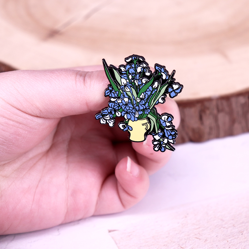 Van Gogh Irises Badge Pretty B - đánh giá và giá Board Game Bang