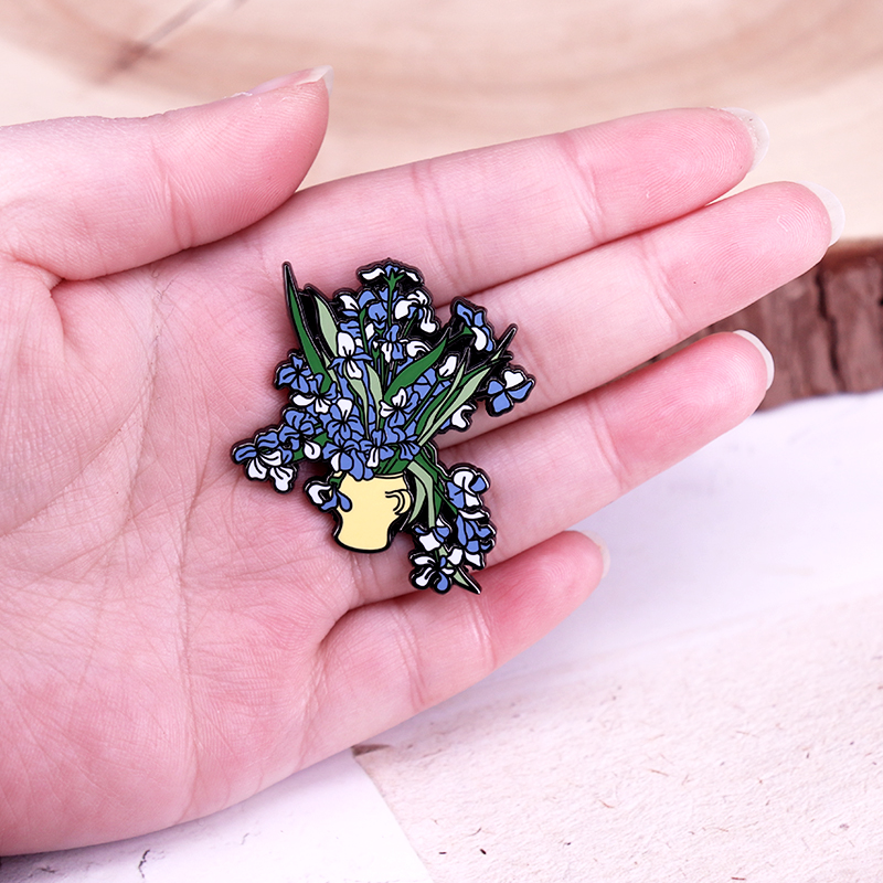 Van Gogh Irises Badge Pretty B - đánh giá và giá Board Game Bang