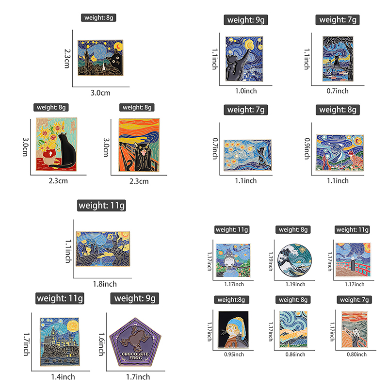 Fun Van Gogh Oil Painting Enam - đánh giá và giá Board Game Bang