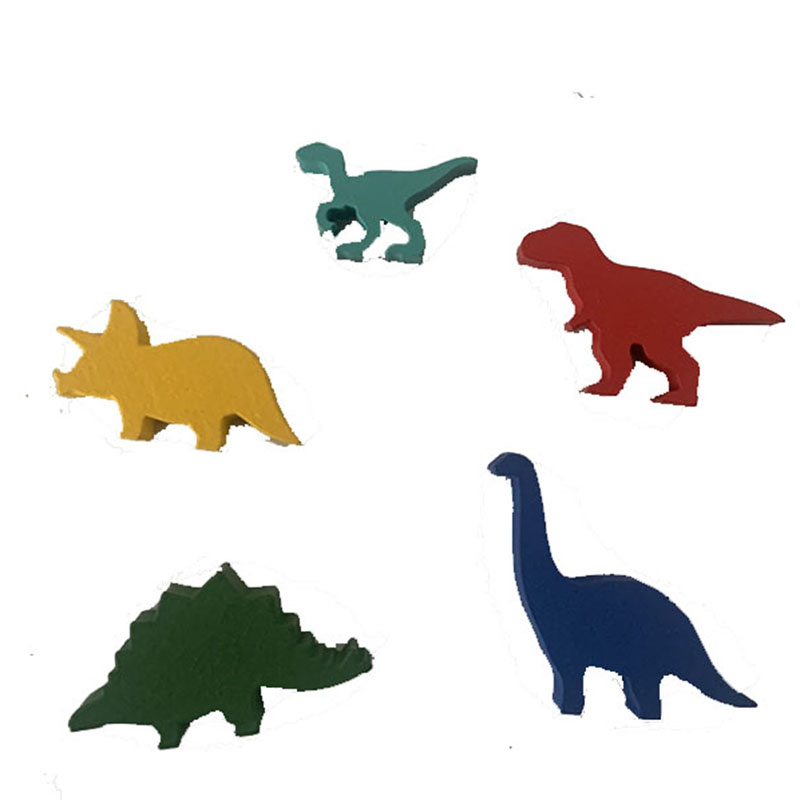 5 Pcs/set Wooden Dinosaur Boar - đánh giá và giá Board Game Wingspan