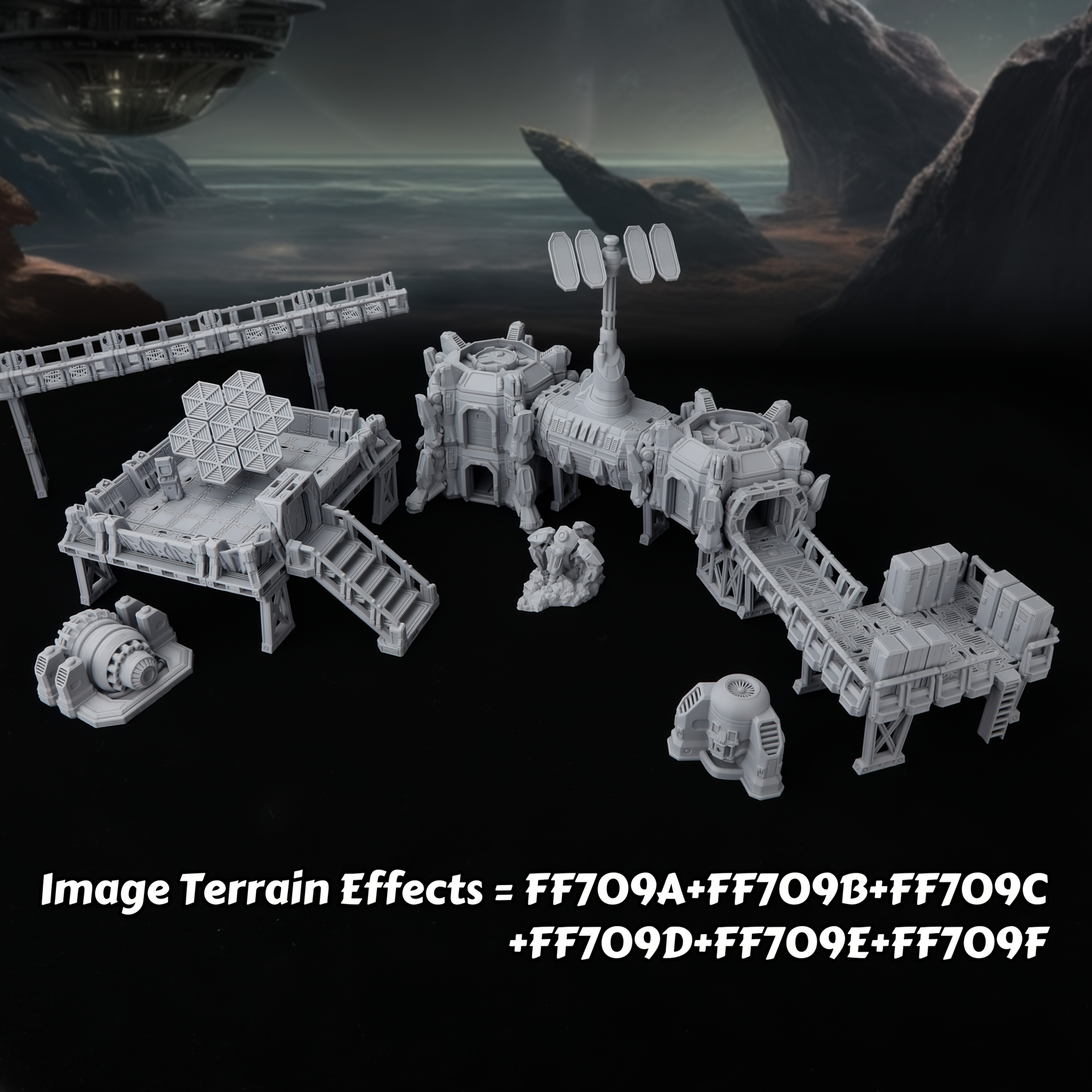 Epical Sci-Fi Terrain Set for  - đánh giá và giá Board Game Dune