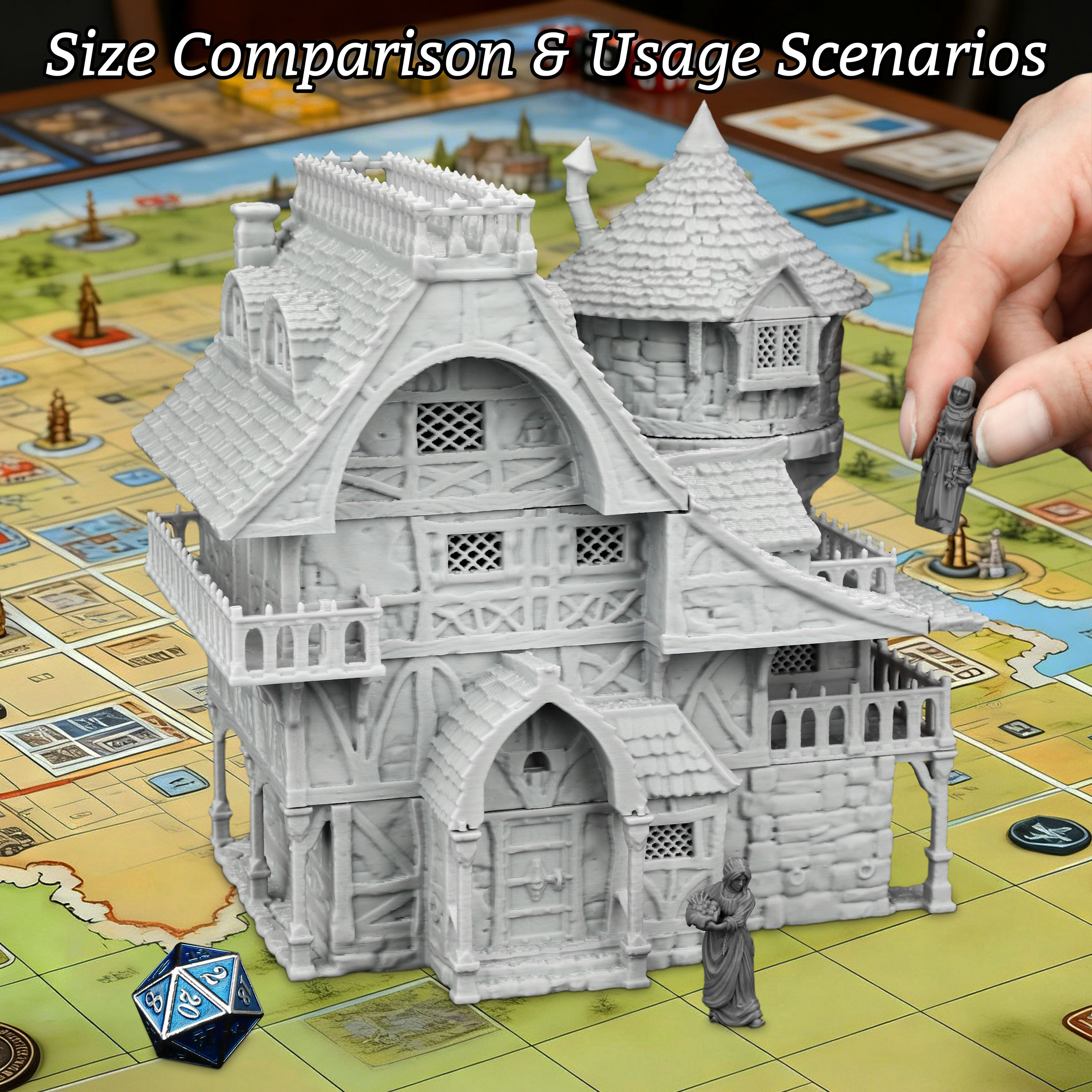 Fantasy Inn Miniature Building - đánh giá và giá Board Game Dune