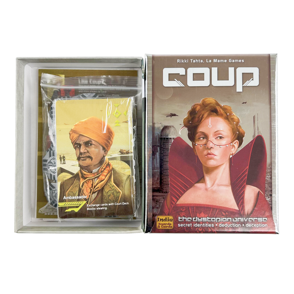 Boards and Cards | Coup | Card - đánh giá và giá Board Game Risk