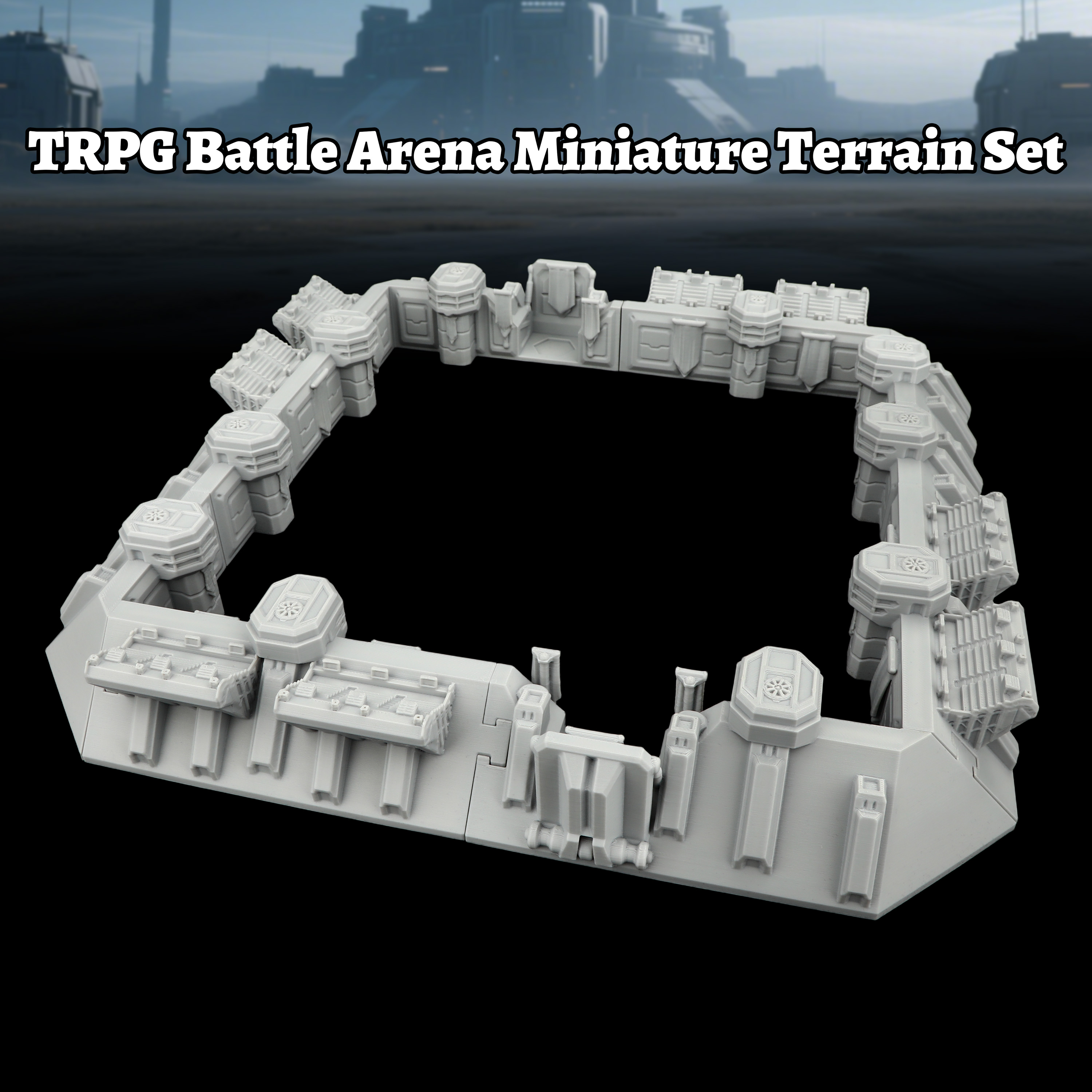 Sci-Fi Arena Terrain Set - Gre - đánh giá và giá Board Game Dune