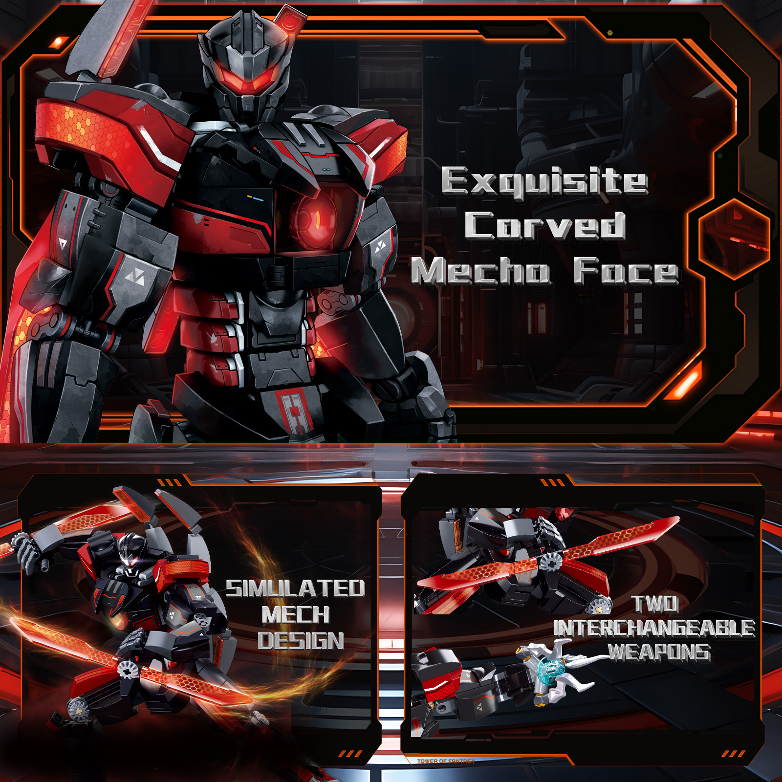 585PCS Dark Wanderer Mecha Bui - đánh giá và giá Board Game Unmatched
