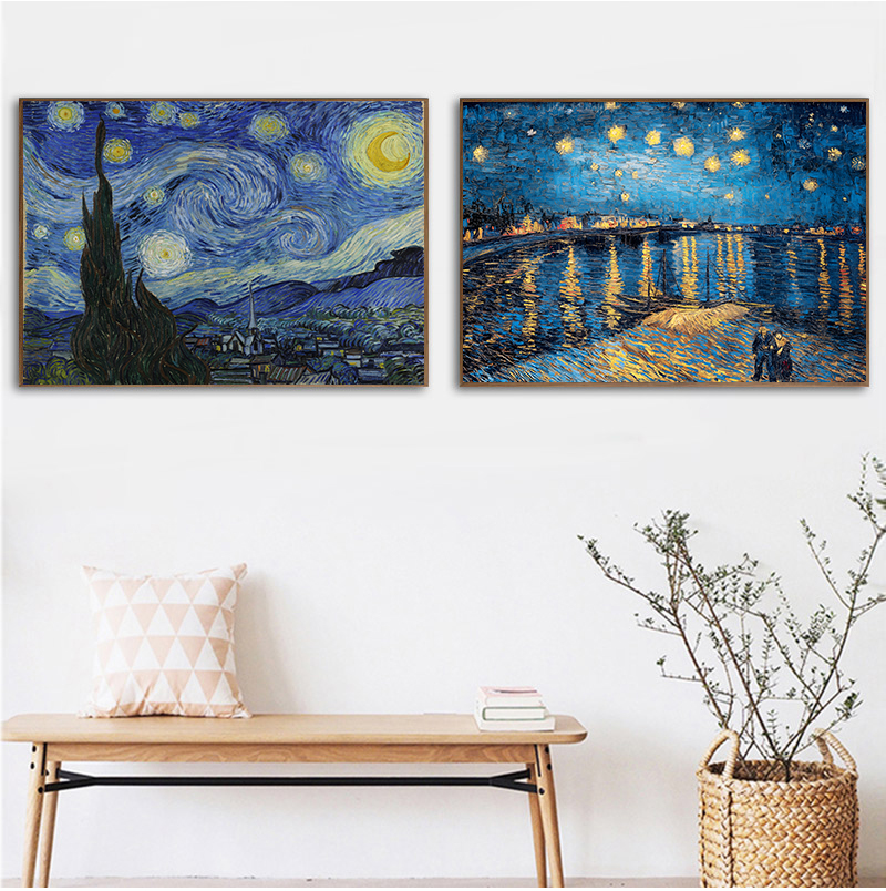 Van Gogh Starry Night Abstract - đánh giá và giá Board Game Bang