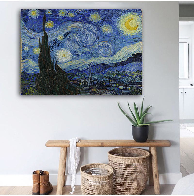 Van Gogh Starry Night Abstract - đánh giá và giá Board Game Bang